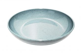 20cm Blue Speckled Walled Bowl